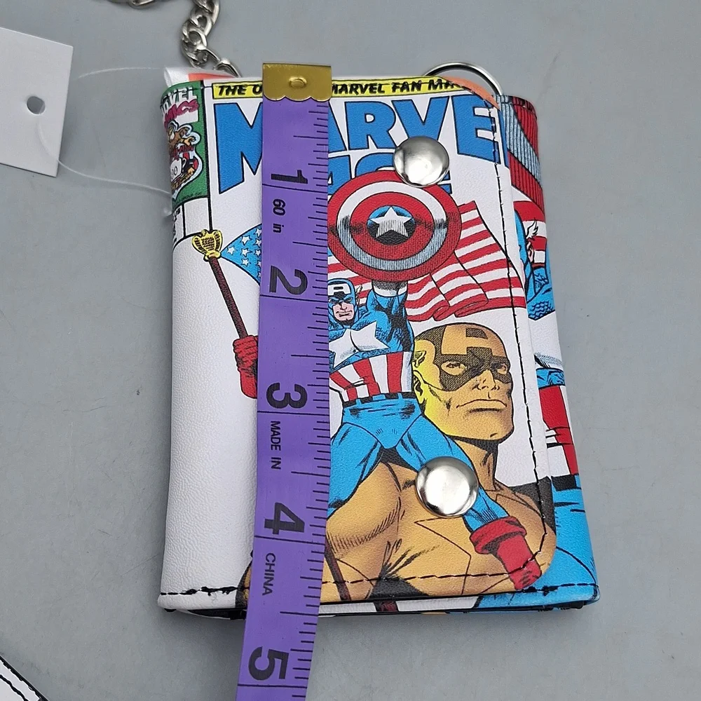 Captain America Wallet With Chain NWT